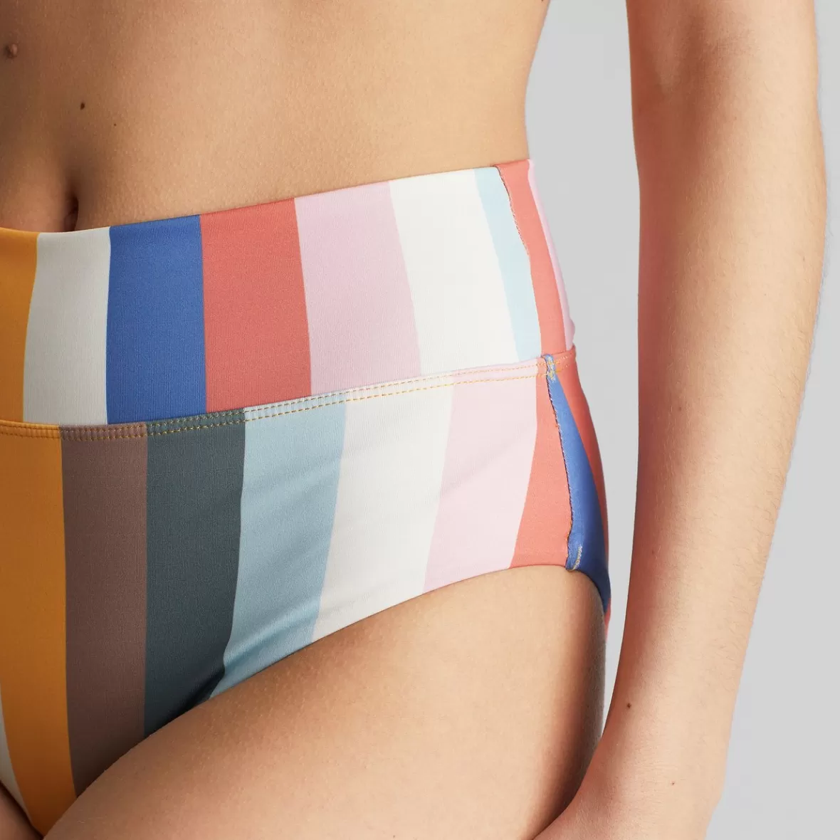 Swimwear | DEDICATED Bikini Pants Slite Stripes Multi Color