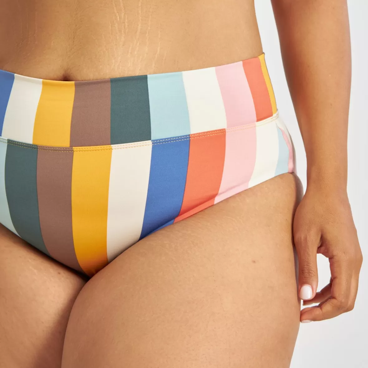 Swimwear | DEDICATED Bikini Pants Slite Stripes Multi Color