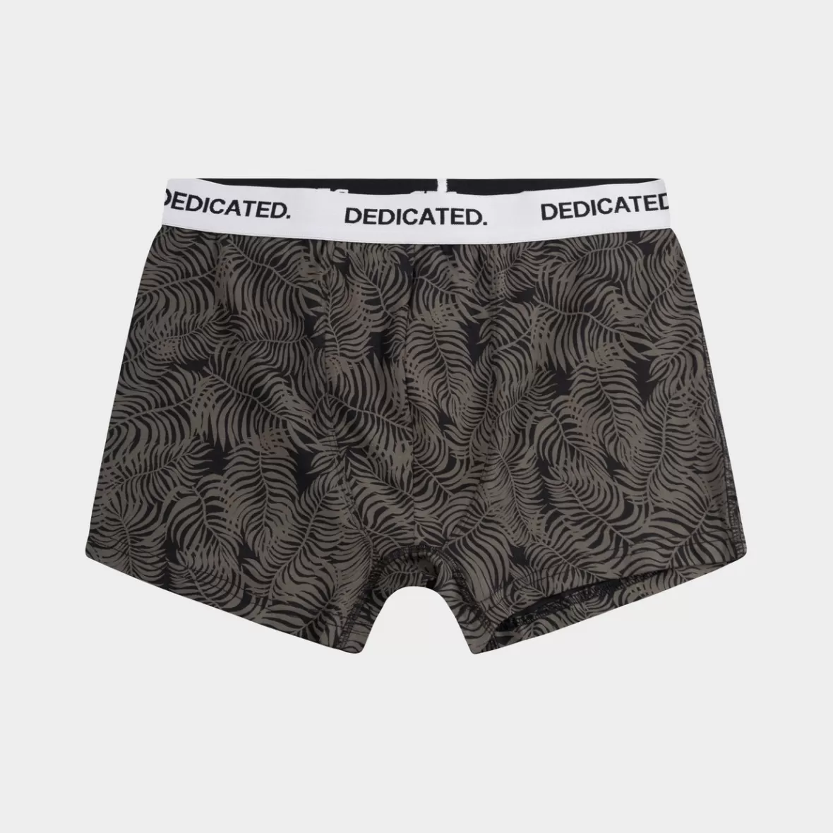 Underwear | DEDICATED Boxer Briefs Kalix Palm Leaves Black