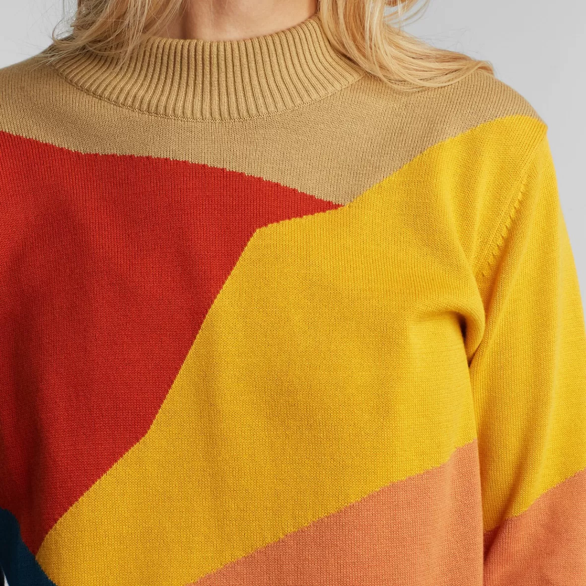 Knitwear | Dresses | DEDICATED Dress Lo Cut Mountain Multi Color