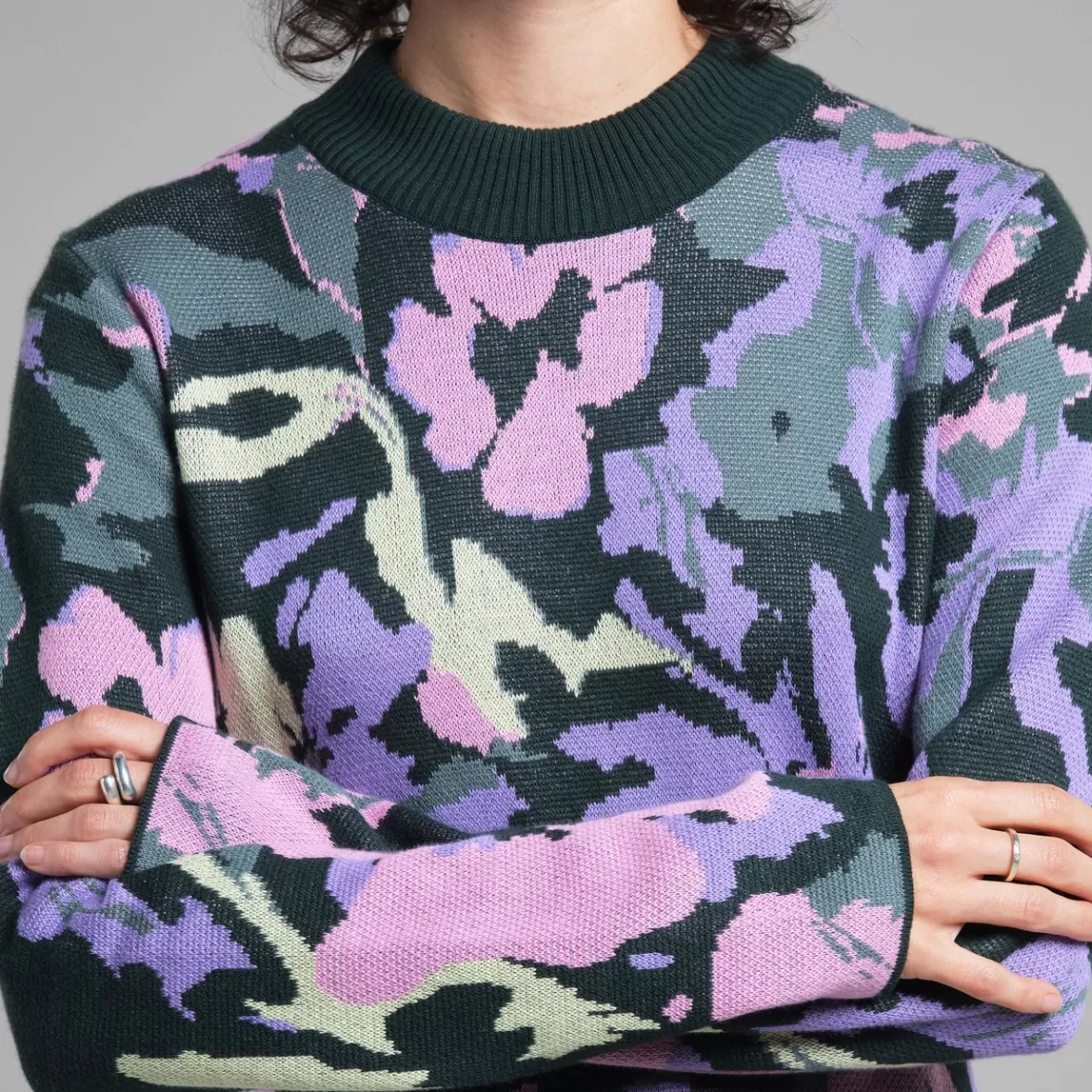 Dresses | DEDICATED Dress Lo Warped Flowers Multi Color