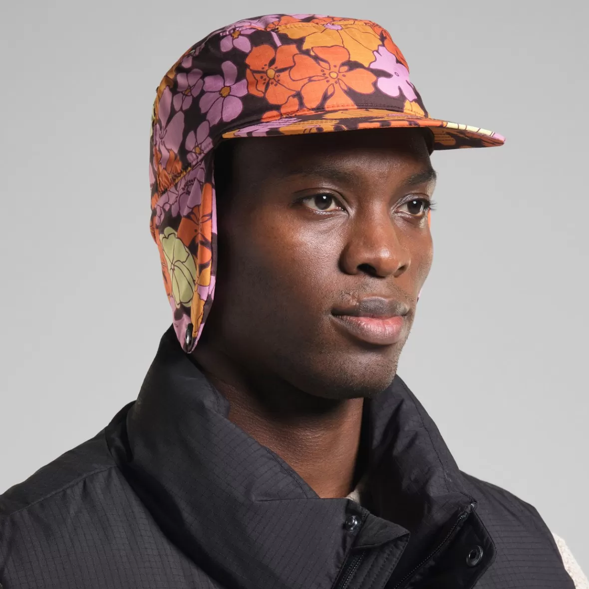 Caps | DEDICATED Earflap Cap Jokkmokk Flower Power Multi Color