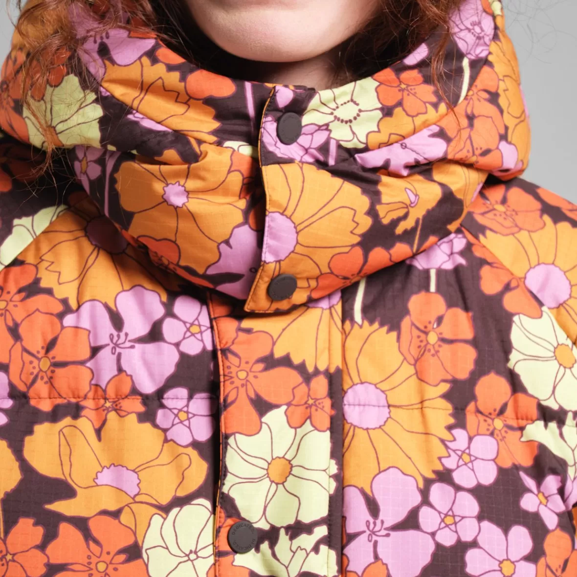Jackets | DEDICATED Long Puffer Jacket Karmas Flower Power Multi Color