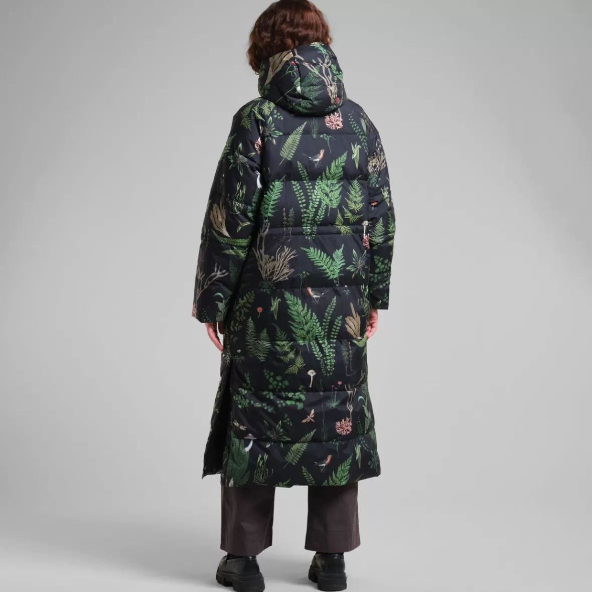 Jackets | DEDICATED Long Puffer Jacket Karmas Secret Garden Multi Color
