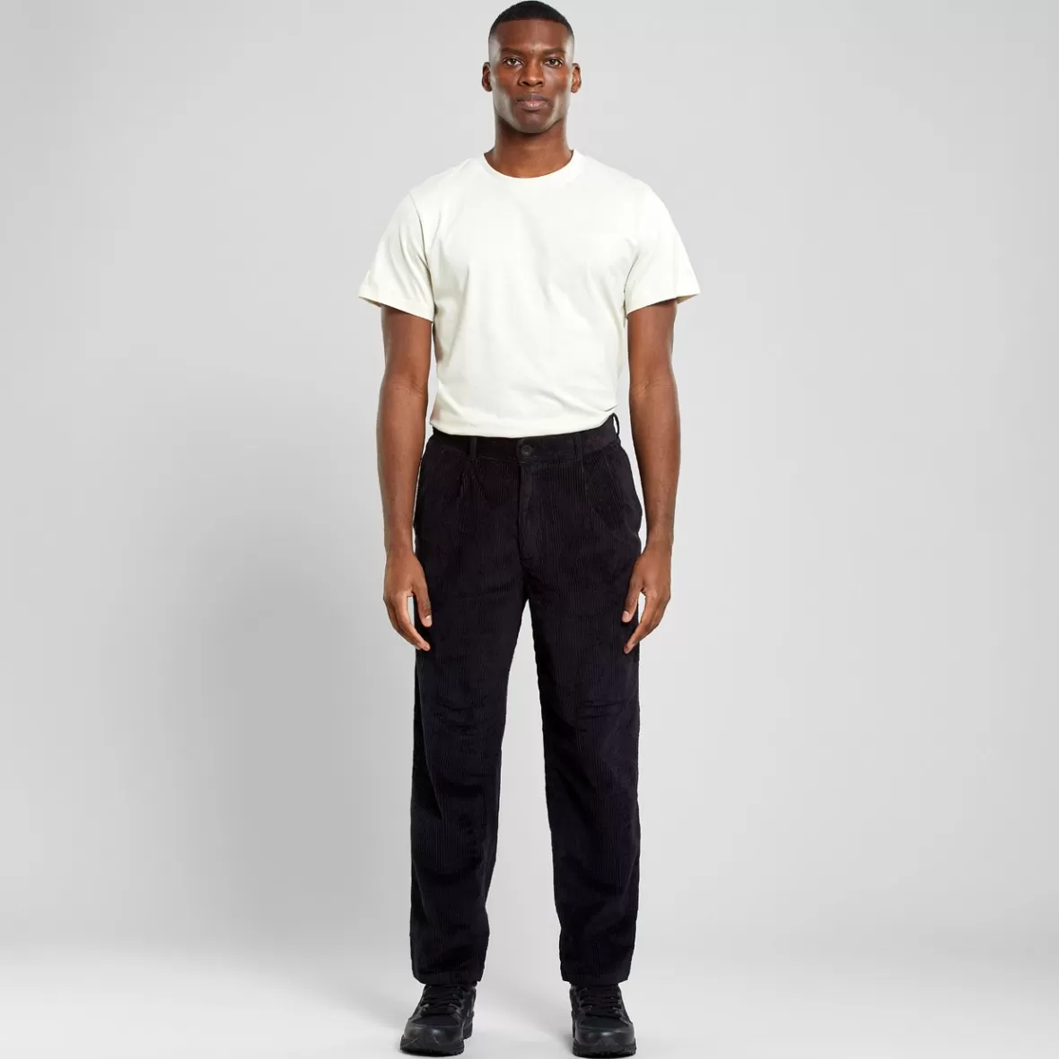 Pants | DEDICATED Pants Sollentuna Corduroy Black