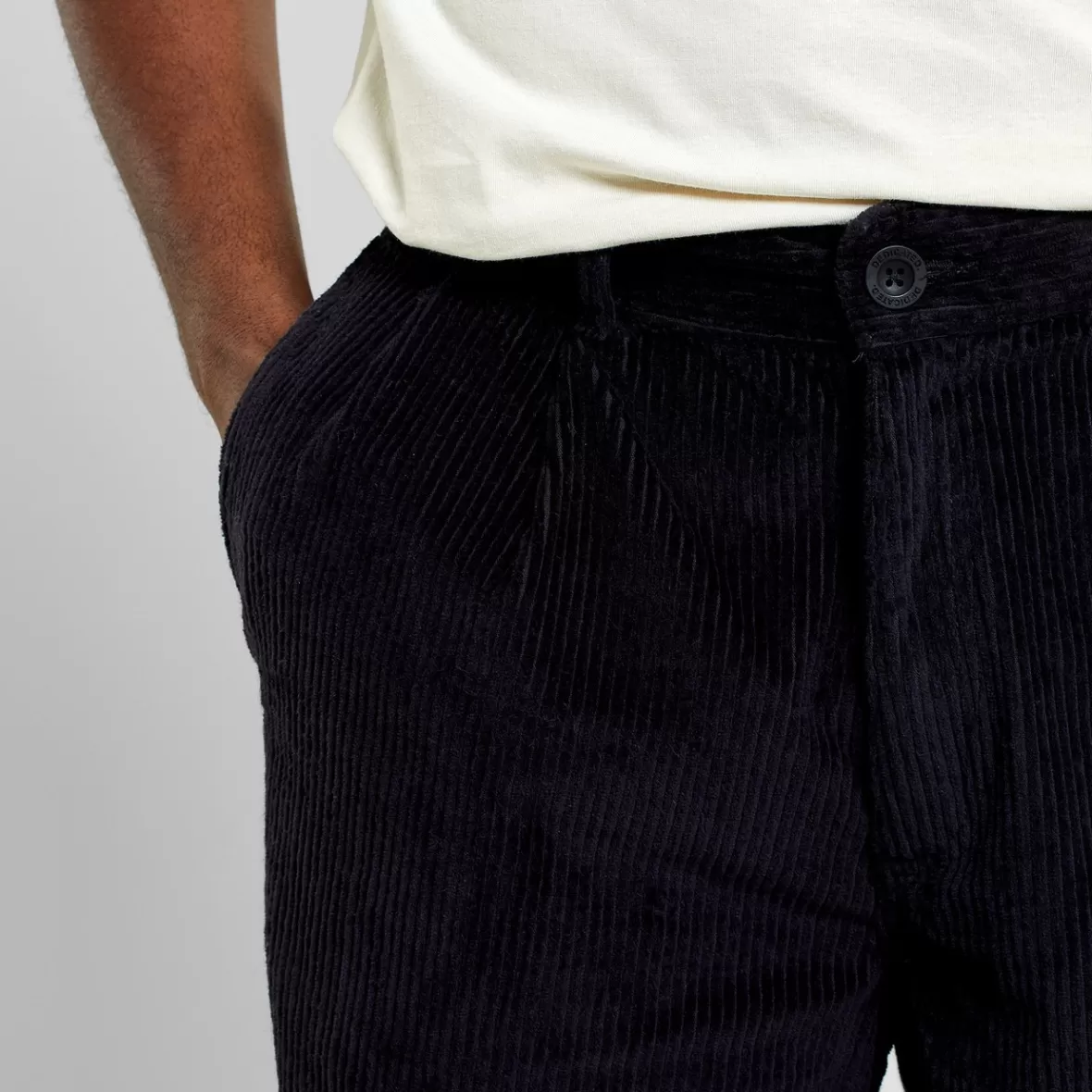 Pants | DEDICATED Pants Sollentuna Corduroy Black