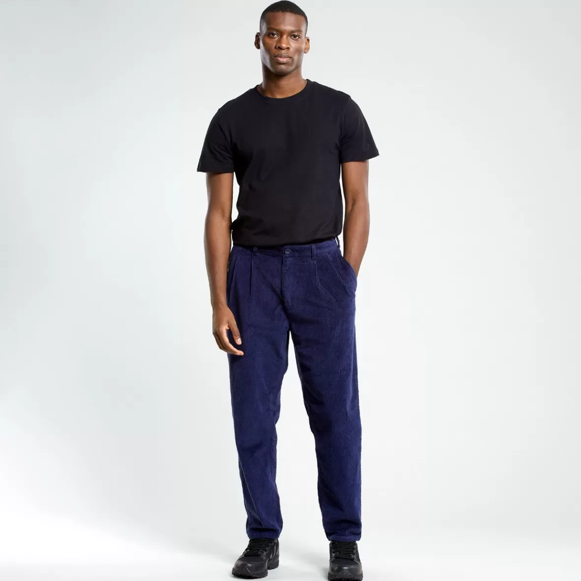 Pants | DEDICATED Pants Sollentuna Corduroy Navy
