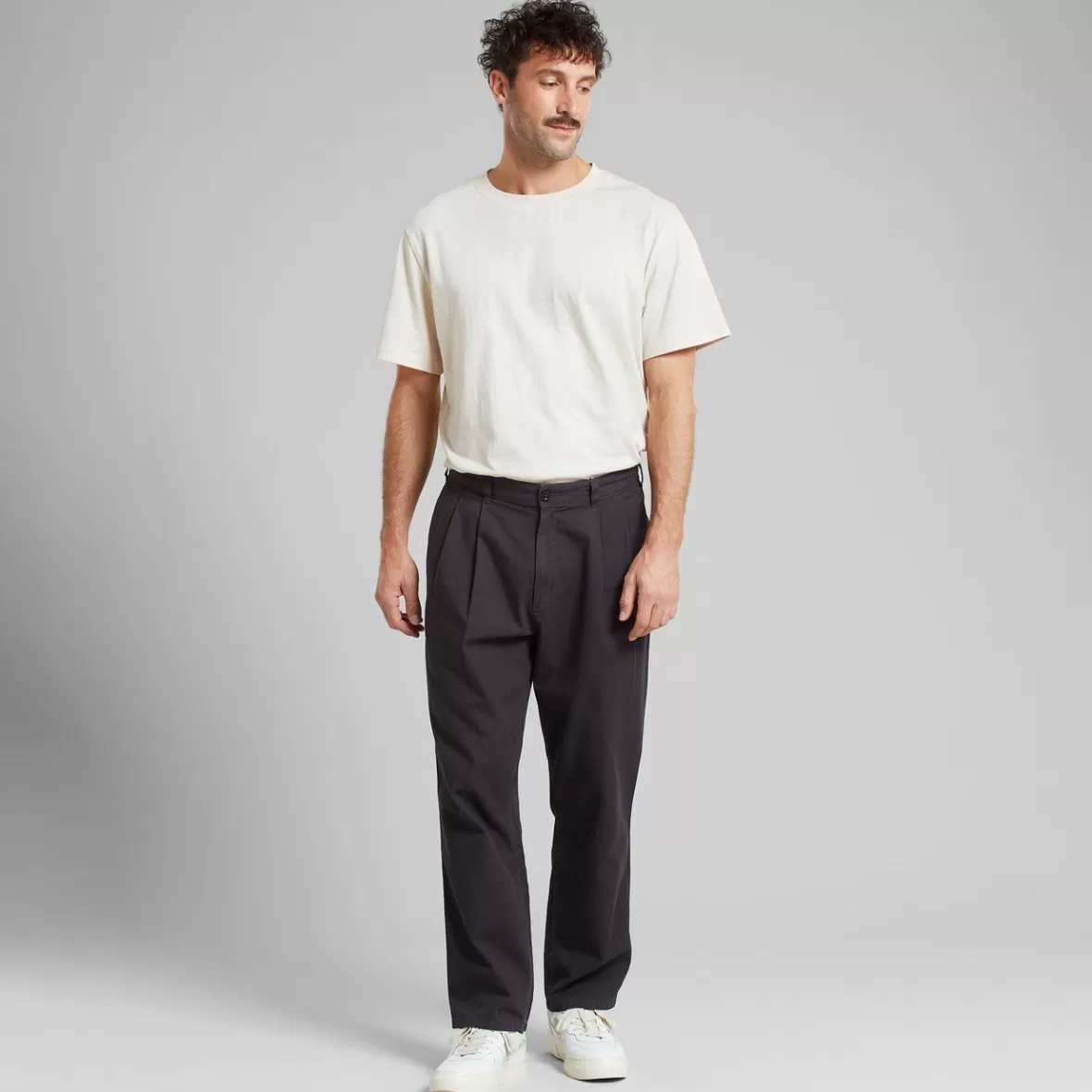 Pants | DEDICATED Pants Vallen Canvas Phantom Black