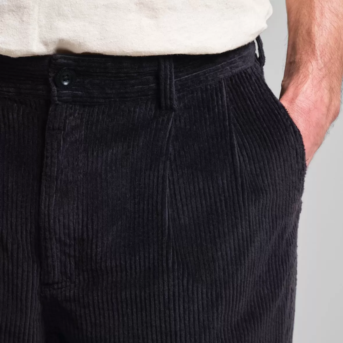 Pants | DEDICATED Pants Vallen Corduroy Black