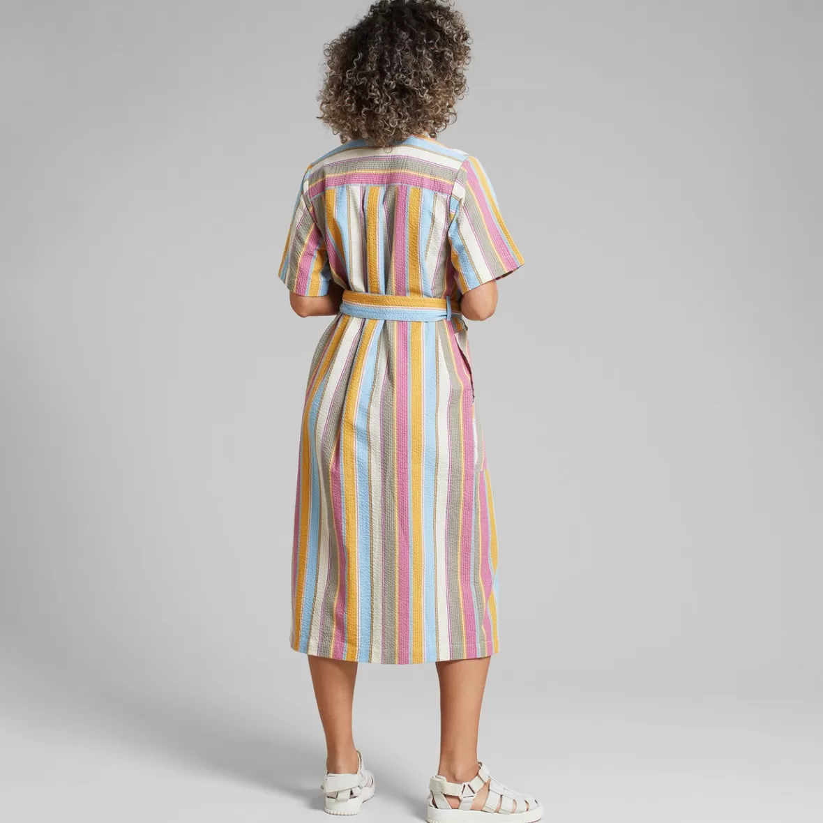 Dresses | DEDICATED Shirt Dress Orrefors Club Stripe Multi Color