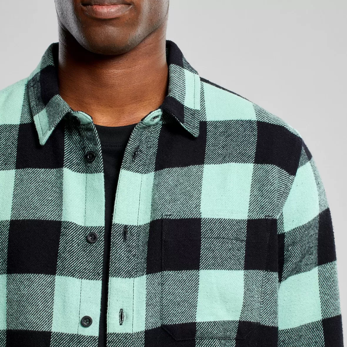 Shirts | DEDICATED Shirt Rute Buffalo Granite Green