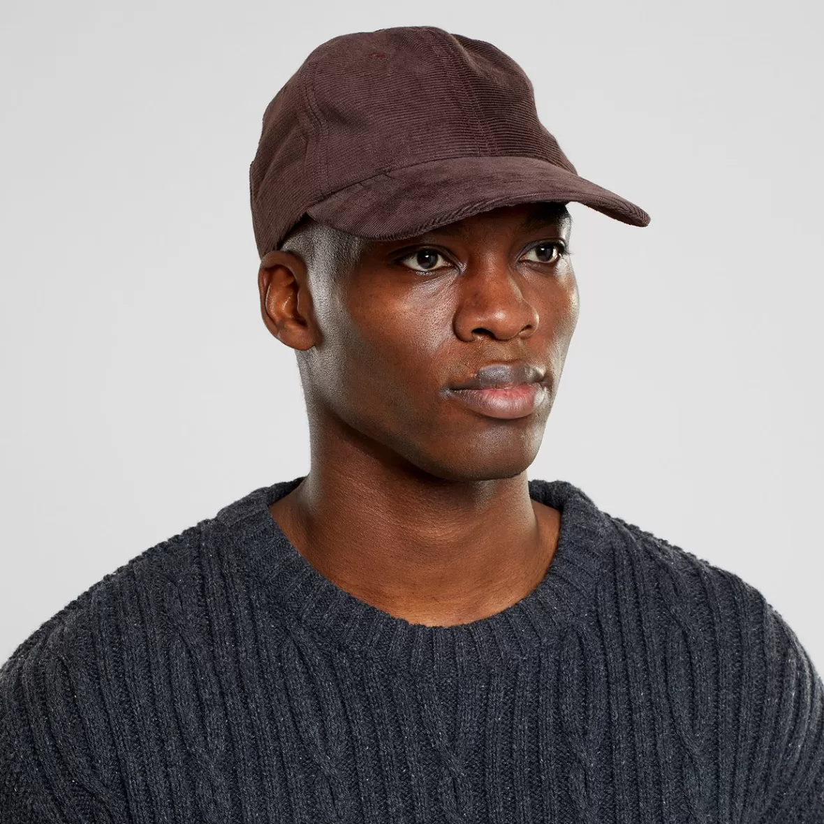 Caps | DEDICATED Soft Cap Slussen Corduroy Base Coffee Brown