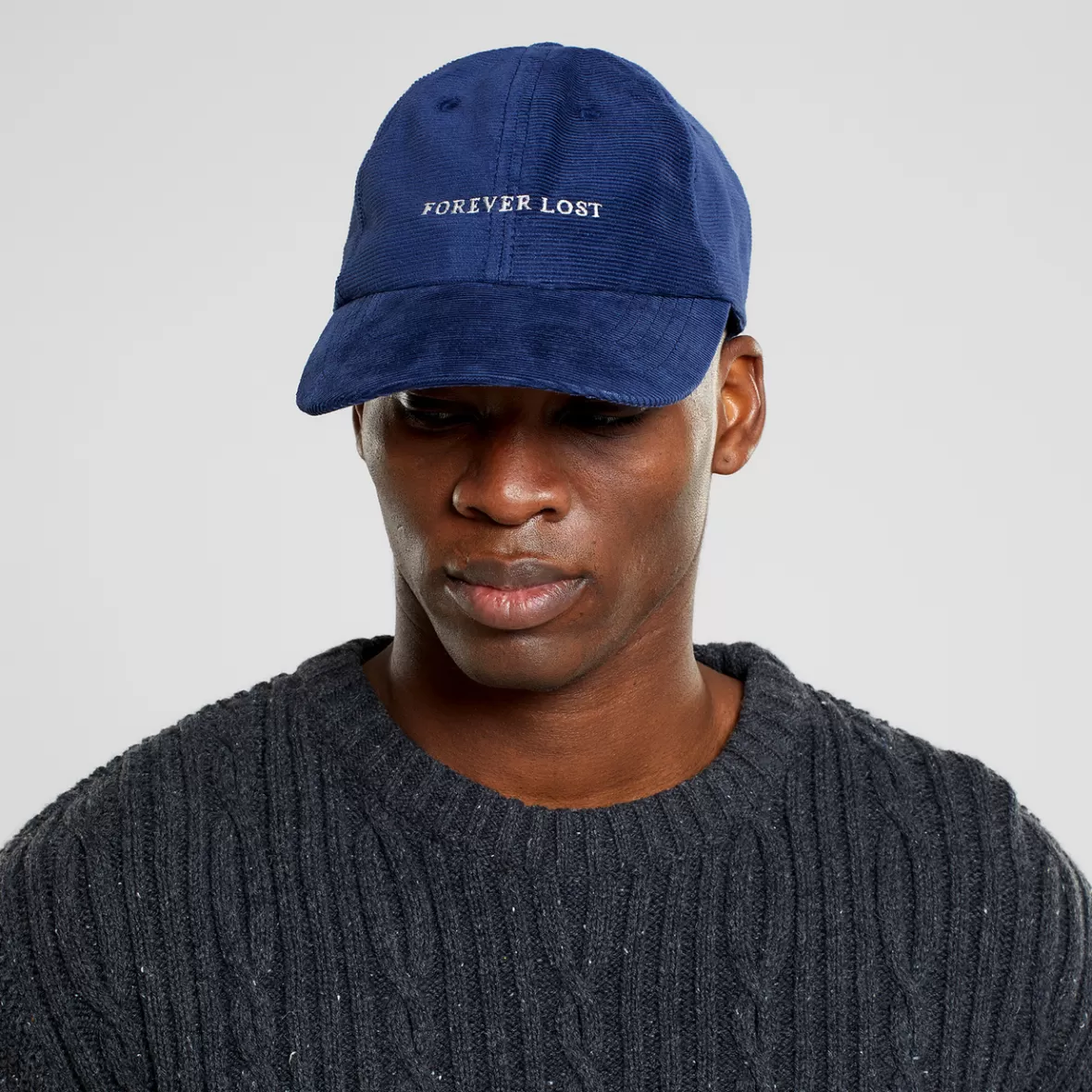 Caps | DEDICATED Soft Cap Slussen Corduroy Forever Lost Navy
