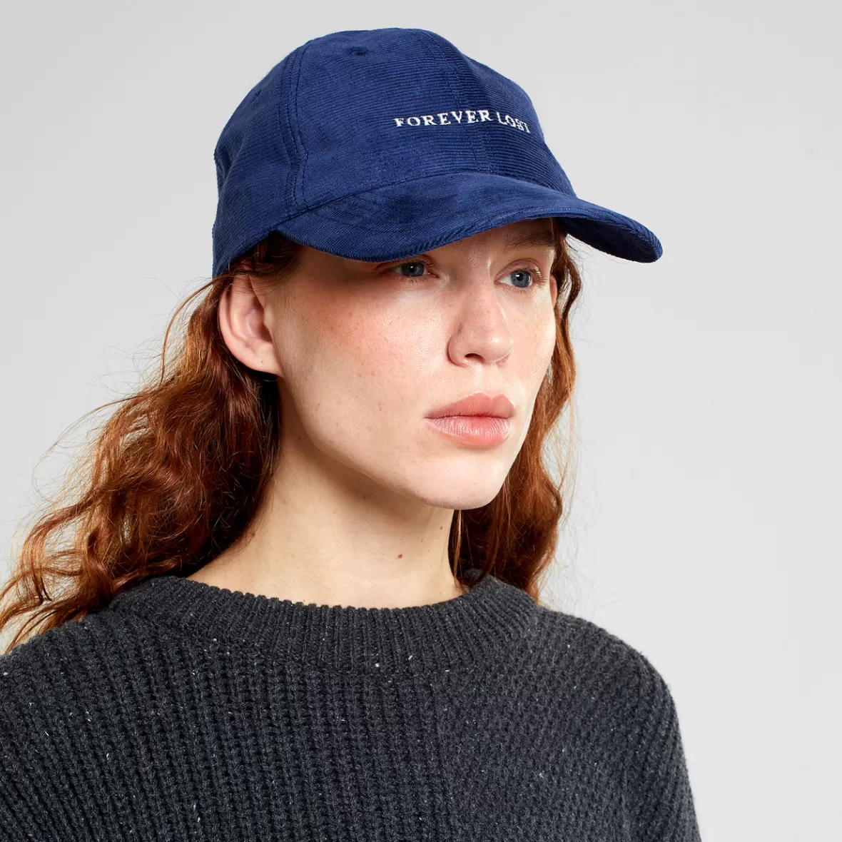Caps | DEDICATED Soft Cap Slussen Corduroy Forever Lost Navy