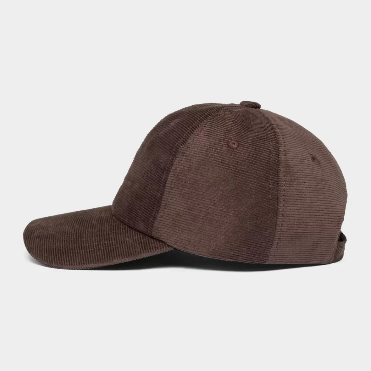 Caps | DEDICATED Soft Cap Slussen Corduroy Mountain Logo D Coffee Brown