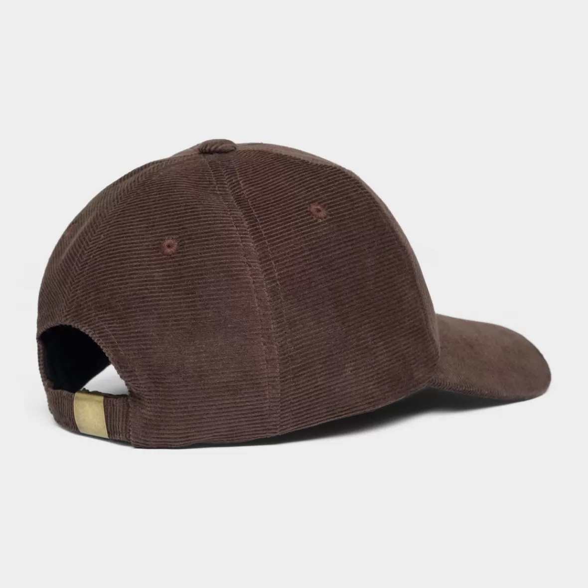 Caps | DEDICATED Soft Cap Slussen Corduroy Mountain Logo D Coffee Brown