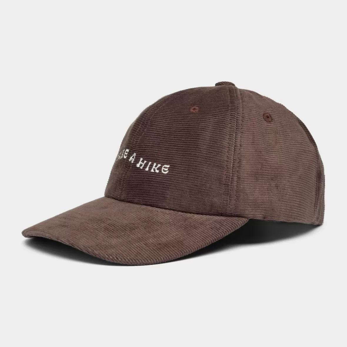 Caps | DEDICATED Soft Cap Slussen Corduroy Take A Hike Coffee Brown