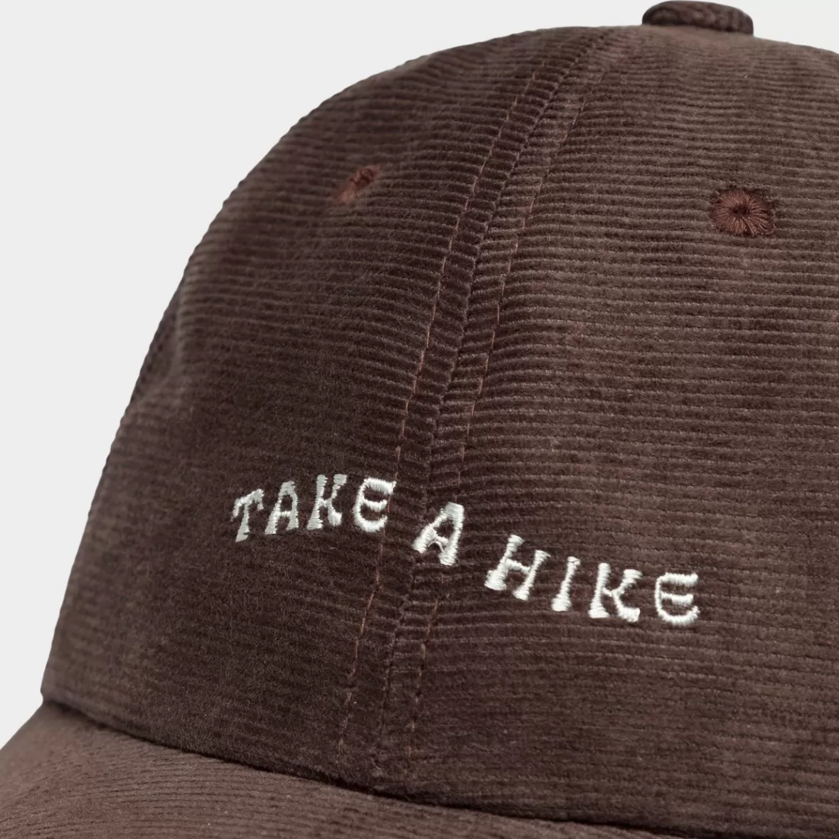Caps | DEDICATED Soft Cap Slussen Corduroy Take A Hike Coffee Brown