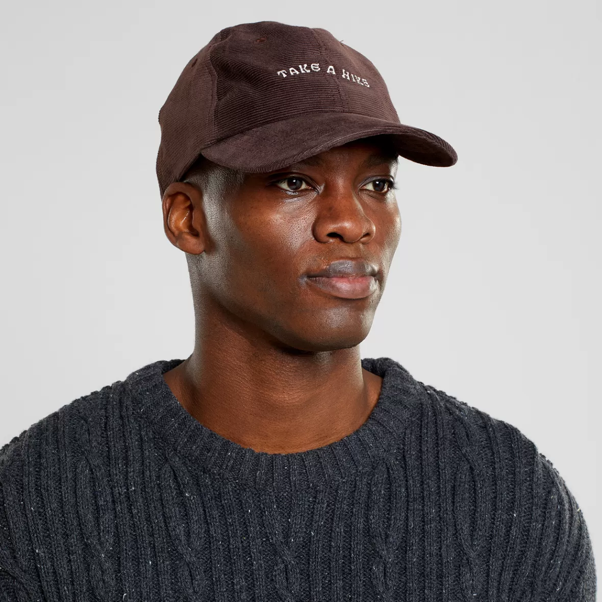 Caps | DEDICATED Soft Cap Slussen Corduroy Take A Hike Coffee Brown