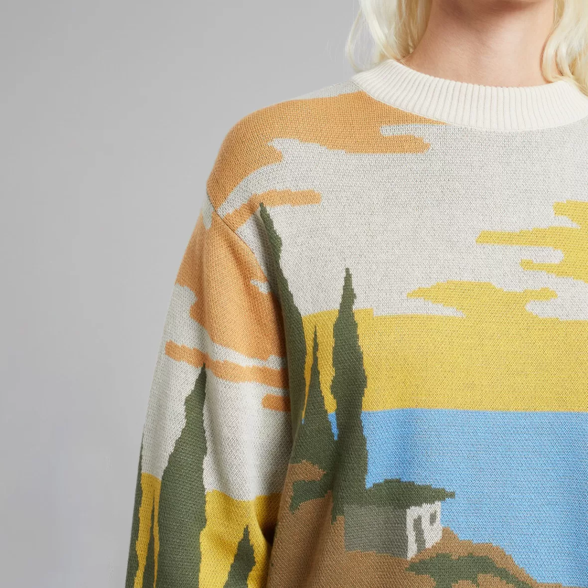 Knitwear | DEDICATED Sweater Limhamn Oceanview Multi Color