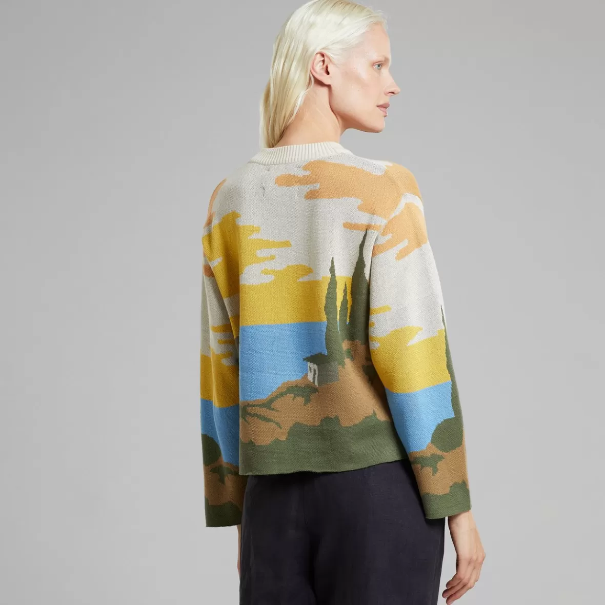 Knitwear | DEDICATED Sweater Limhamn Oceanview Multi Color