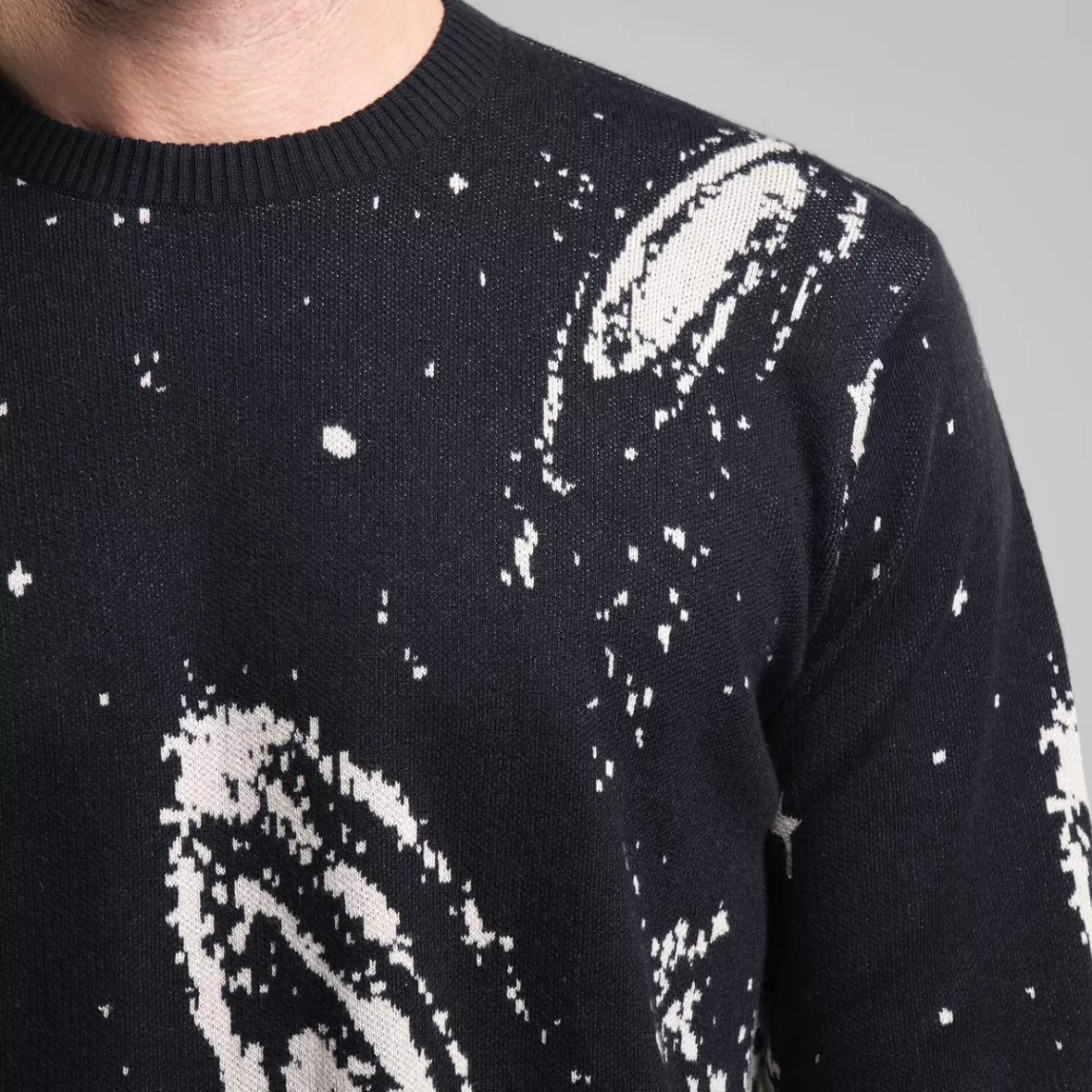 Knitwear | DEDICATED Sweater Mora Galaxy Black