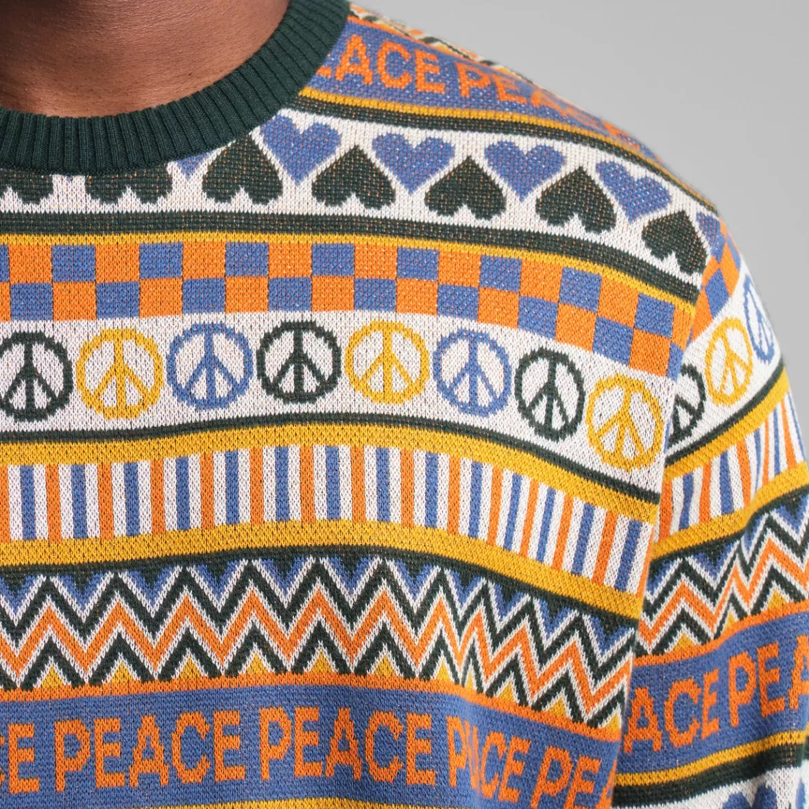 Knitwear | DEDICATED Sweater Mora Peace Dark Green