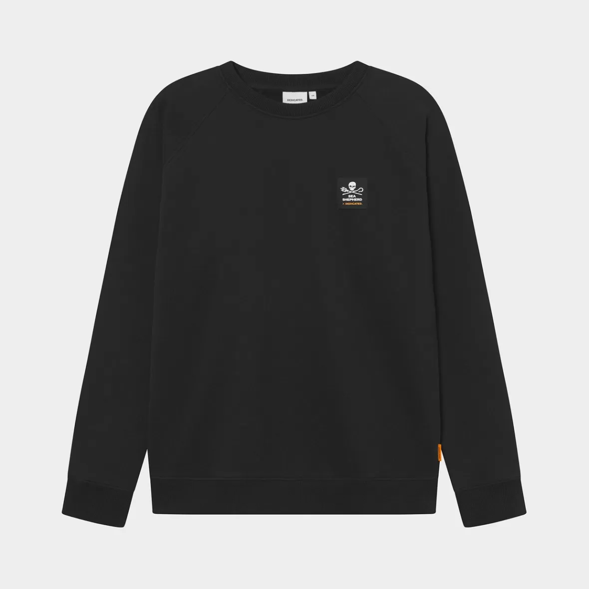 Sweats | DEDICATED Sweatshirt Malmoe Hemp Jolly Patch Black