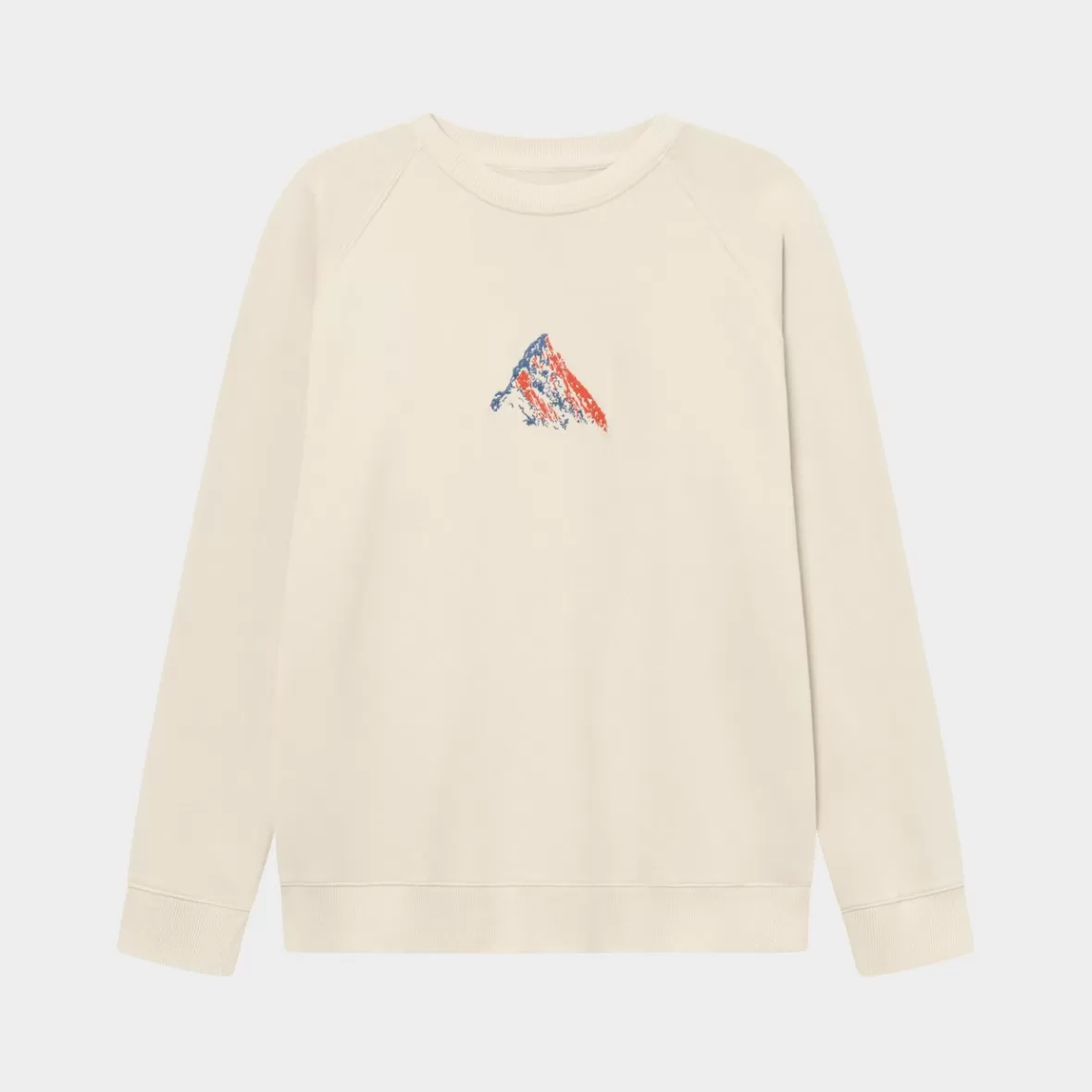 Sweats | DEDICATED Sweatshirt Malmoe Logo Peak Oat White