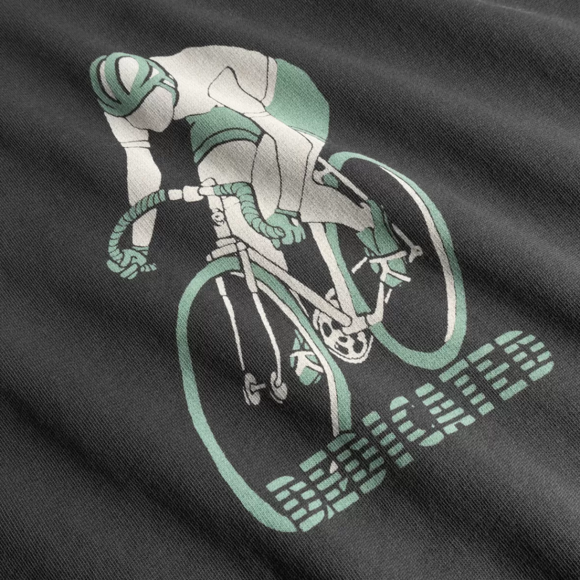 Sweats | DEDICATED Sweatshirt Malmoe Retro Bike Charcoal