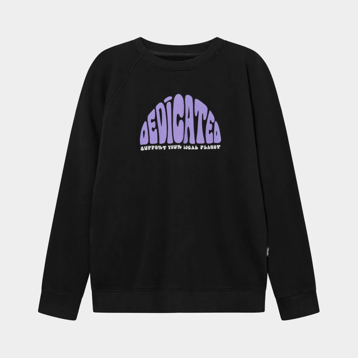 Sweats | DEDICATED Sweatshirt Malmoe Rising Logo Black