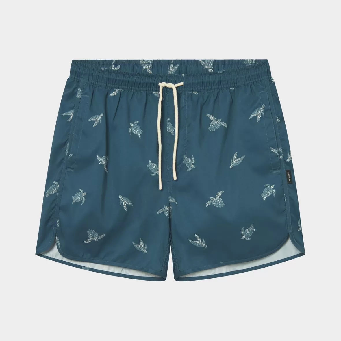 Swimwear | DEDICATED Swim Shorts Sandhamn Sea Turtles Majolica Blue