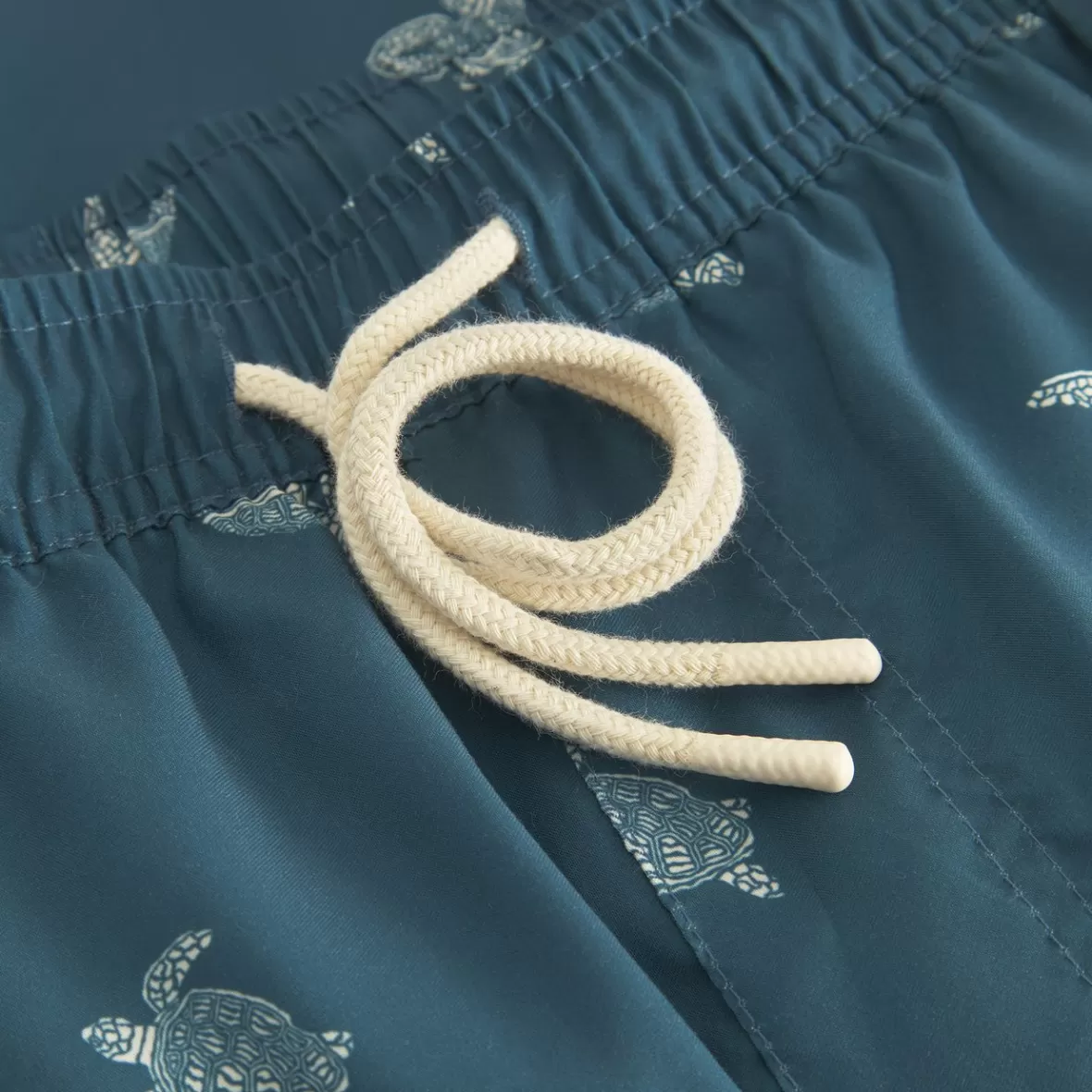 Swimwear | DEDICATED Swim Shorts Sandhamn Sea Turtles Majolica Blue