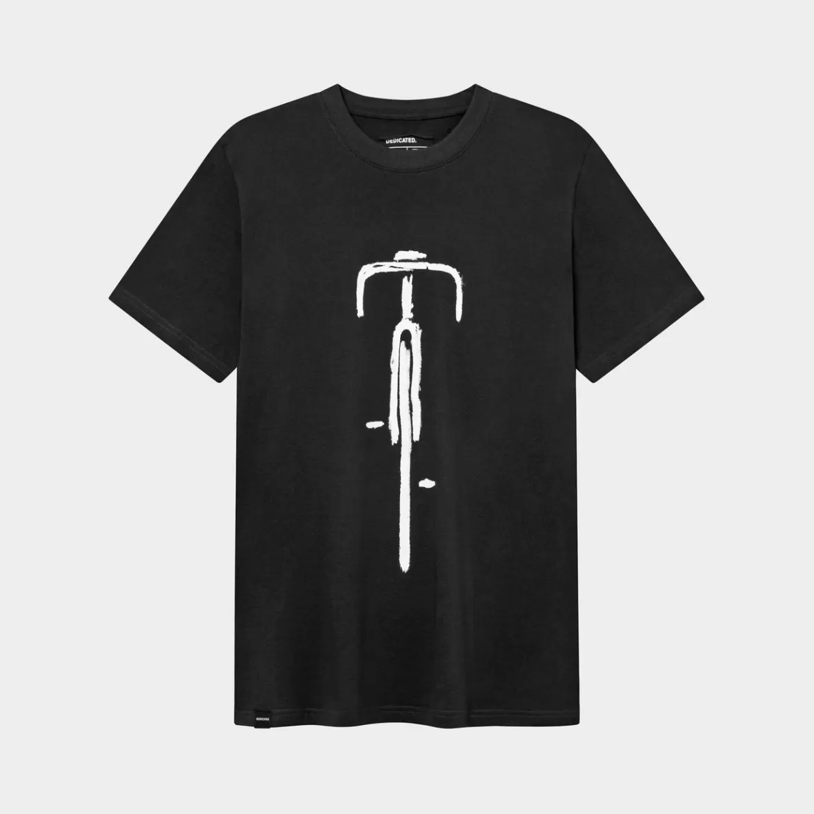 T-Shirts | DEDICATED T-shirt Stockholm Bike Front Charcoal