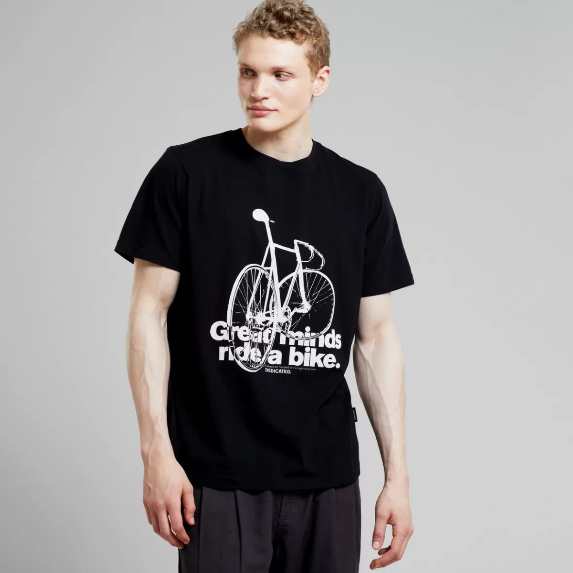 T-Shirts | DEDICATED T-shirt Stockholm Bike Mind Black