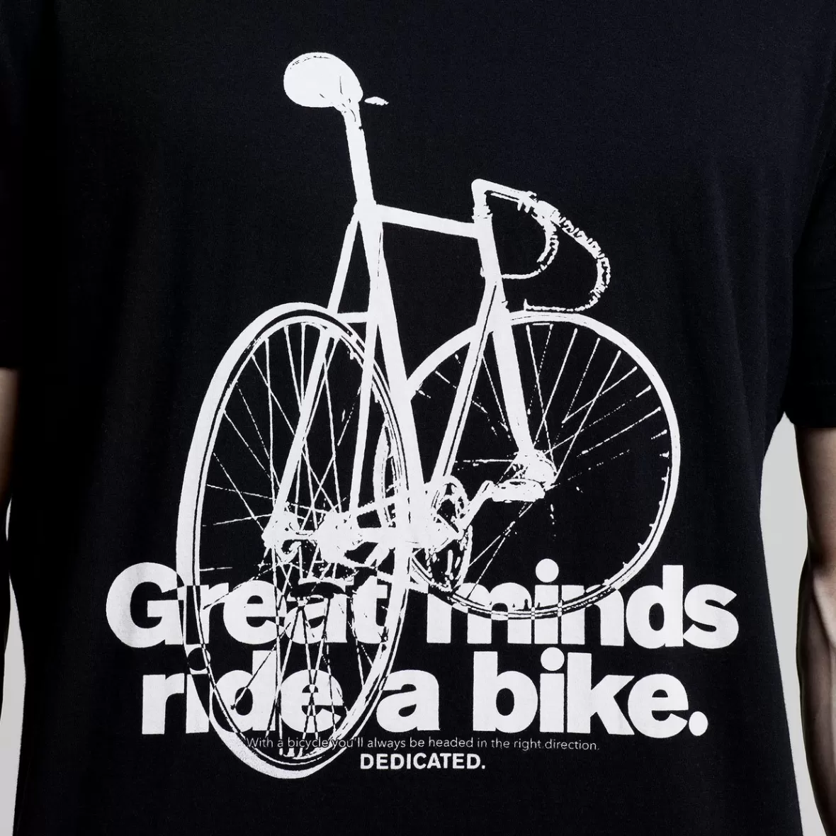 T-Shirts | DEDICATED T-shirt Stockholm Bike Mind Black