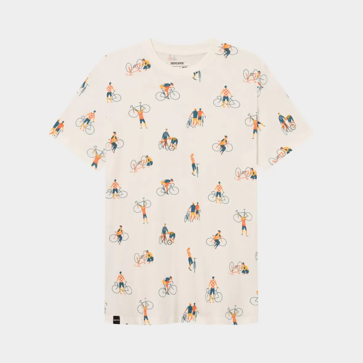 T-Shirts | DEDICATED T-shirt Stockholm Bike People Off-White