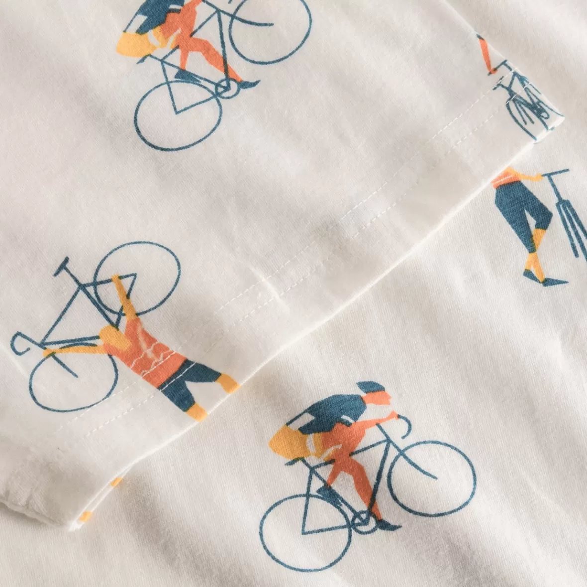 T-Shirts | DEDICATED T-shirt Stockholm Bike People Off-White