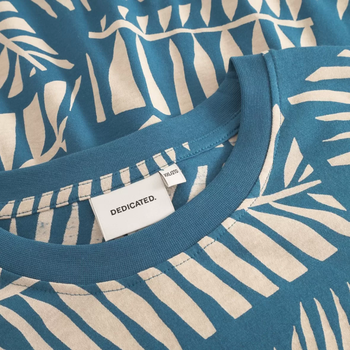 T-Shirts | DEDICATED T-shirt Stockholm Cut Leaf Midnight Blue