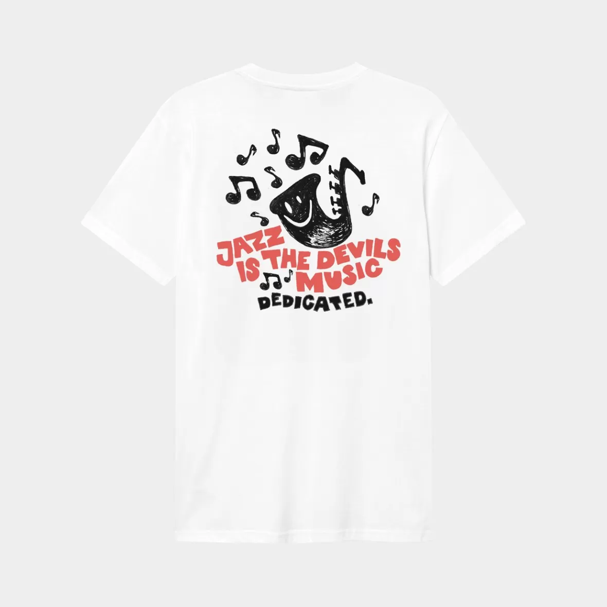 T-Shirts | DEDICATED T-shirt Stockholm Devils Music White