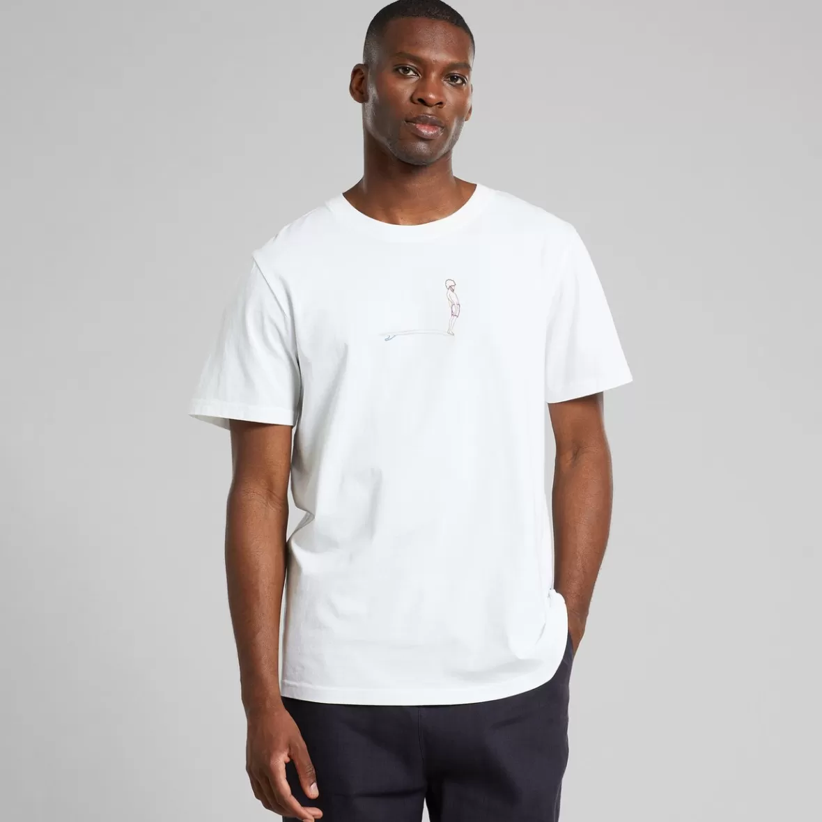 T-Shirts | DEDICATED T-shirt Stockholm Hang Ten White