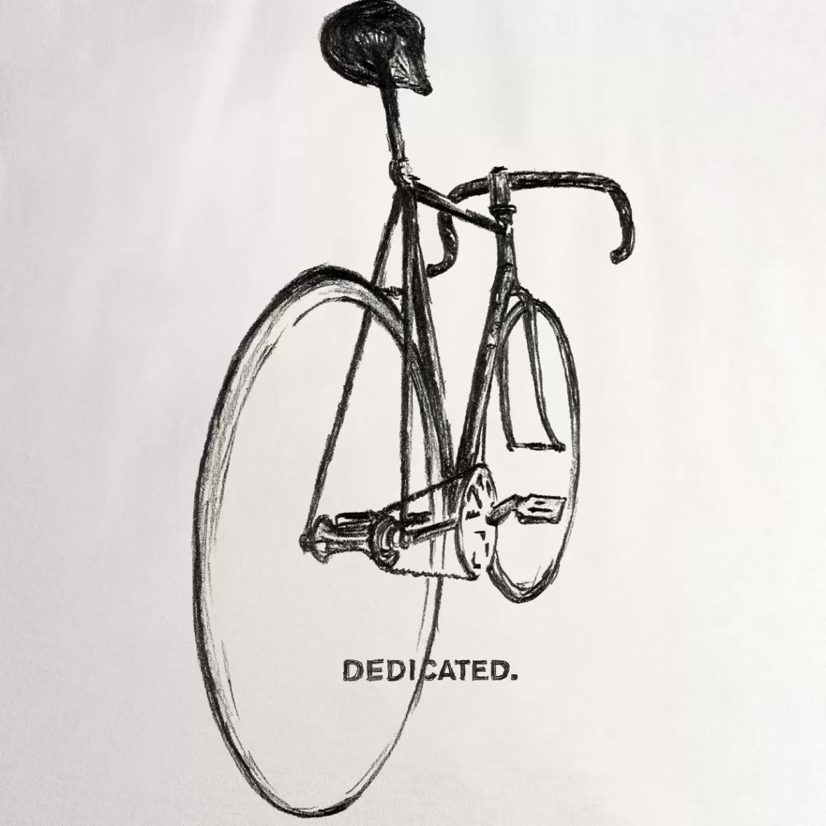 T-Shirts | DEDICATED T-shirt Stockholm Pencil Bike Off-White