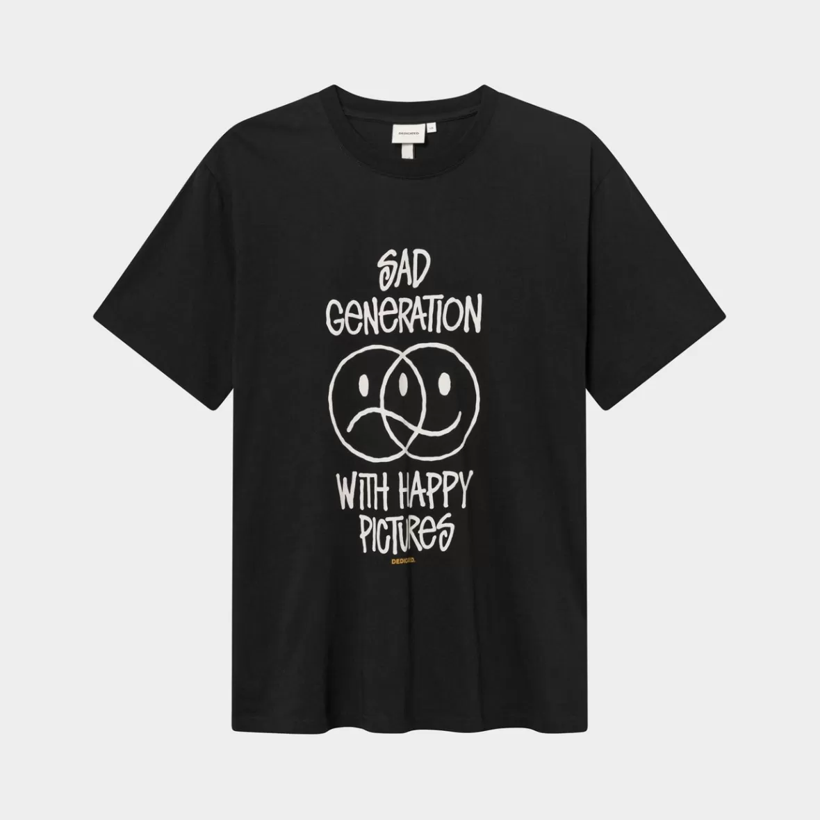 T-Shirts | DEDICATED T-shirt Stockholm Sad Generation Black
