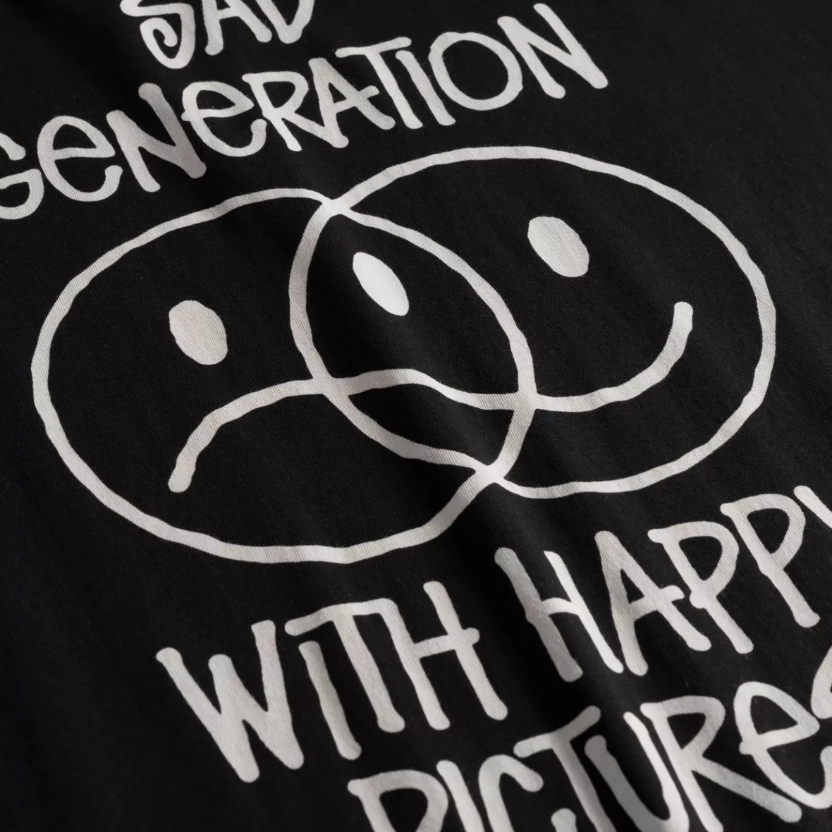 T-Shirts | DEDICATED T-shirt Stockholm Sad Generation Black