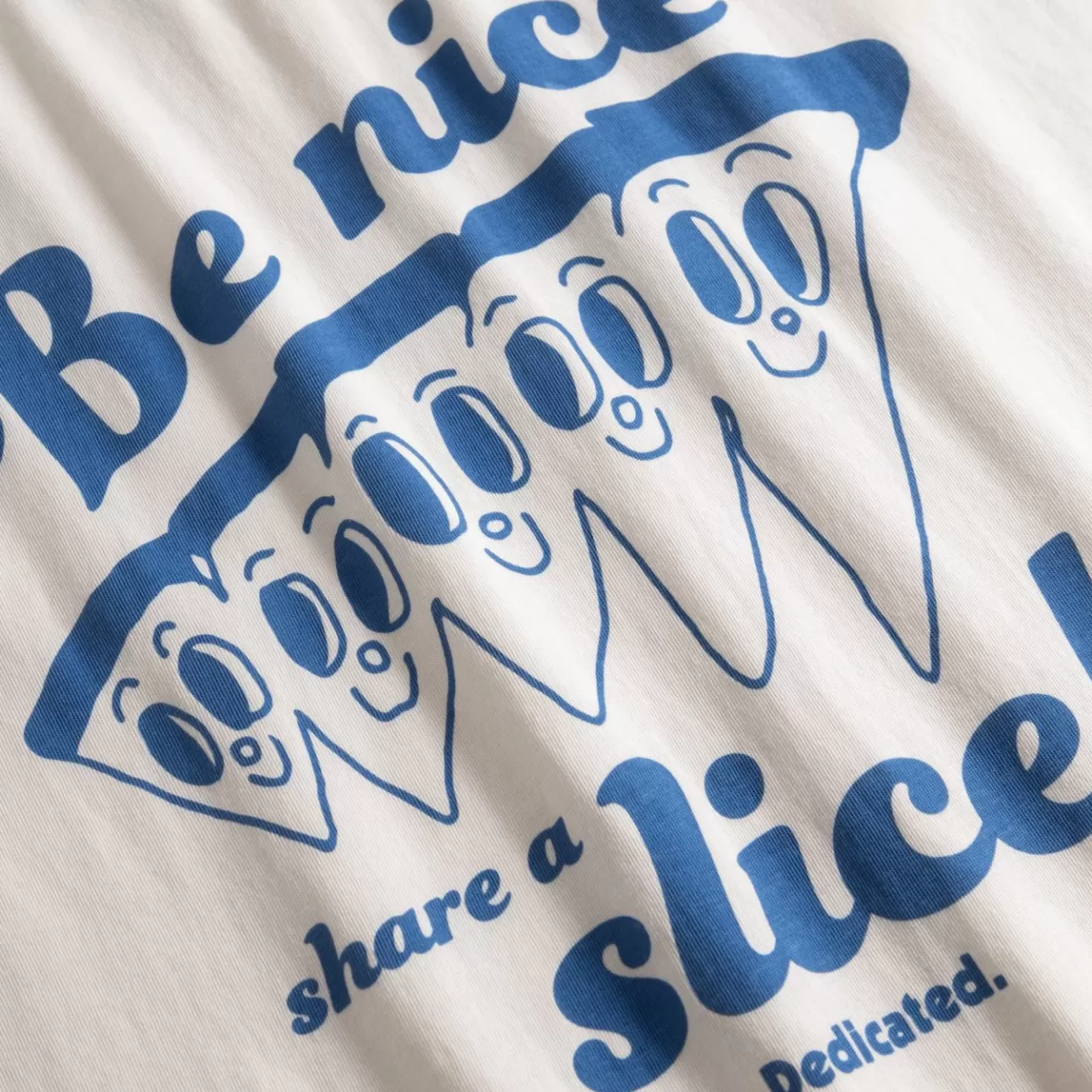 T-Shirts | DEDICATED T-shirt Stockholm Share A Slice Off White