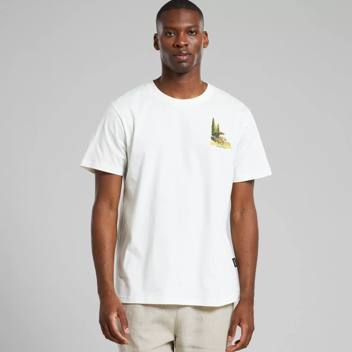 T-Shirts | DEDICATED T-shirt Stockholm Siesta Fiesta Off-White