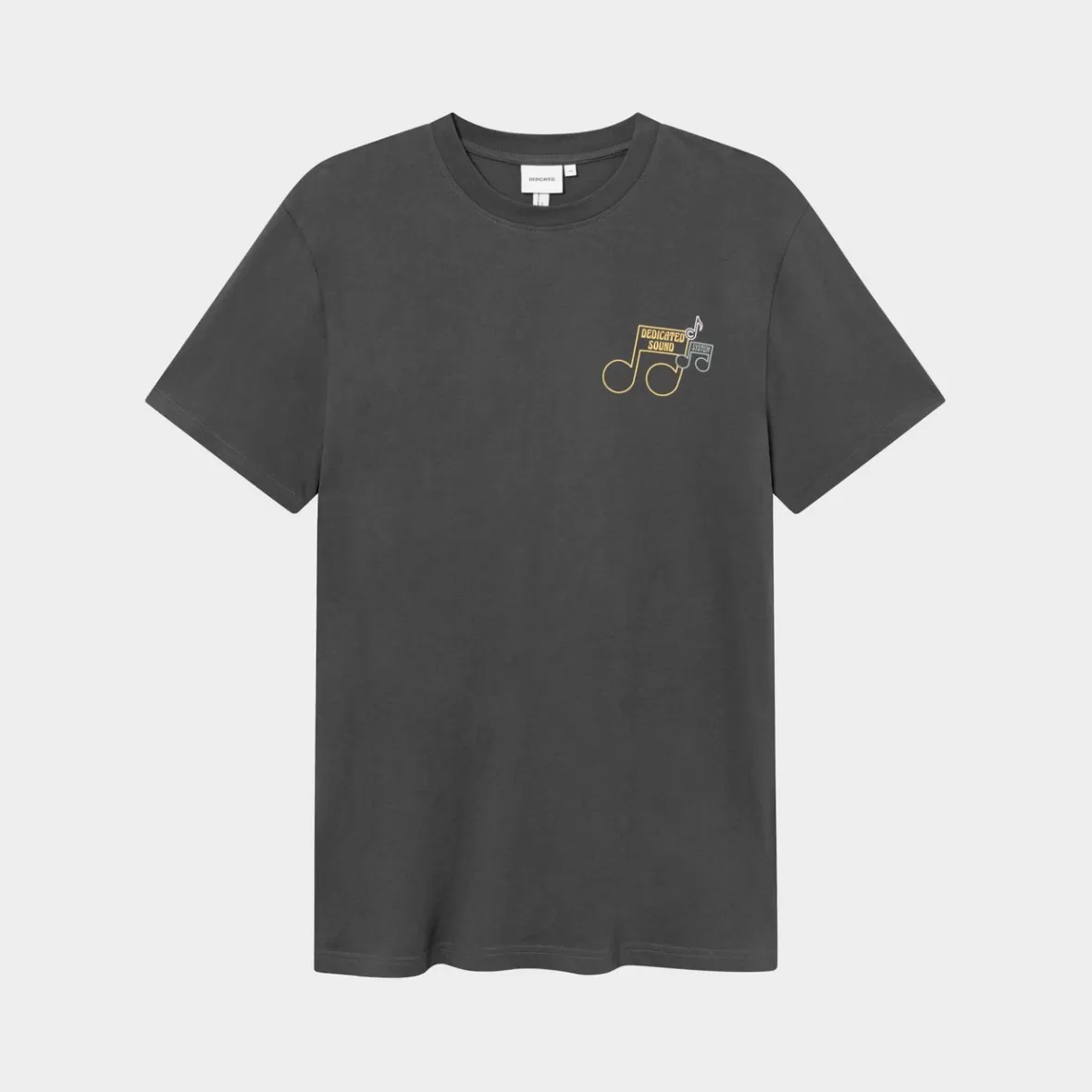 T-Shirts | DEDICATED T-shirt Stockholm Sound System Logo Charcoal