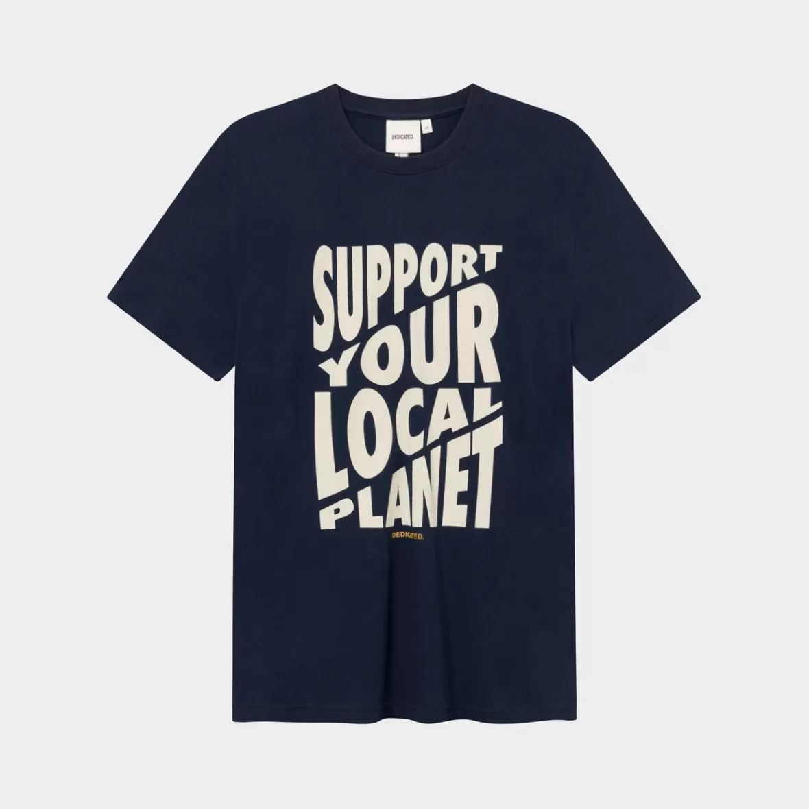 T-Shirts | DEDICATED T-shirt Stockholm Support Cut Navy