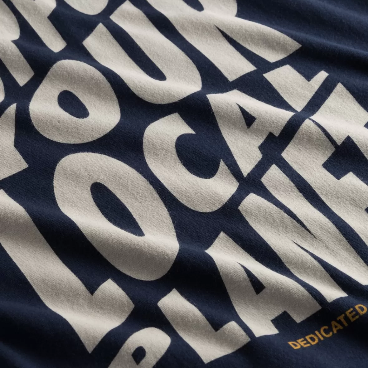 T-Shirts | DEDICATED T-shirt Stockholm Support Cut Navy