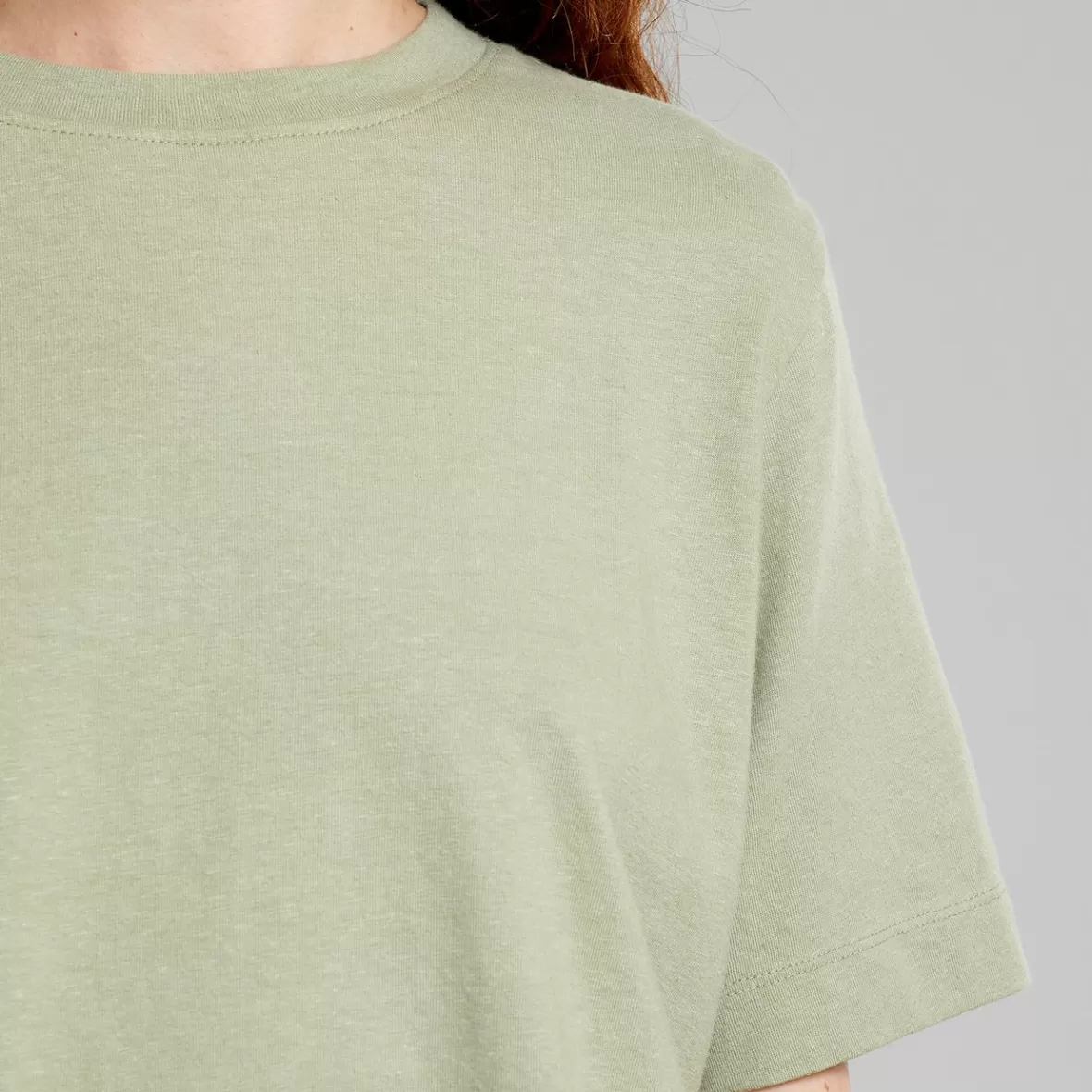 Base T-Shirts | Basics | DEDICATED T-shirt Vadstena Hemp Tea Green